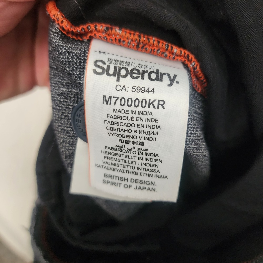 Superdry Chino Pants Mens 30x32 Grey Excellent Slim Textured Cotton M70000KR - Picture 3 of 11